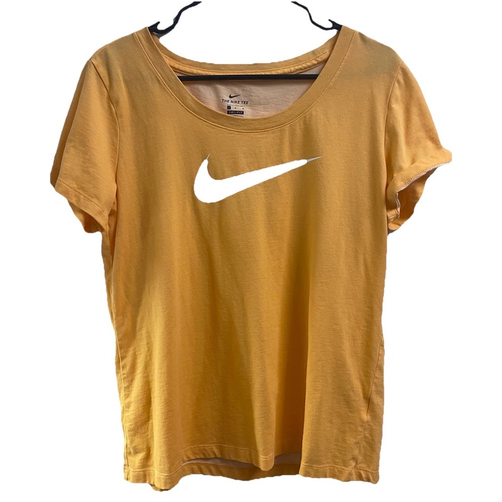 The Nike Tee Womens‎ Dri-fit T-shirt Size L Orange